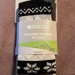 Mountain Warehouse Patterned women’s ski socks NWT
